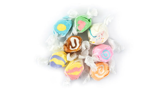 Fruit Flavored Taffy Candy - Individually Wrapped - 20 LB Box - Premium Candies & Gummies-0